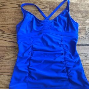 Athleta Tankini Top | Size 36 D/DD | PURPLE